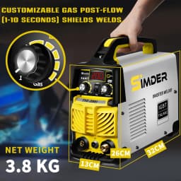 SSIMDER Tig Welder TIG-200 220V TIG MMA 2 in 1 Welding Machine Stick Arc Welding DC IGBT Inverter Welder Machine