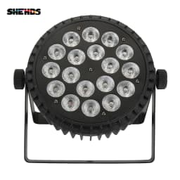 SHEHDS Aluminum alloy LED Flat Par 18x12W/18x18W Lighting DMX512 for DJ Disco Stage Lighting