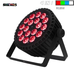 SHEHDS Aluminum alloy LED Flat Par 18x12W/18x18W Lighting DMX512 for DJ Disco Stage Lighting