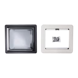 Roof Hatch Roof Camper Caravan Window Extra-Polished Window Angle Adjustable Acrylic Window for RV Caravan Box Van Camper