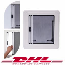 Roof Hatch Roof Camper Caravan Window Extra-Polished Window Angle Adjustable Acrylic Window for RV Caravan Box Van Camper