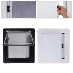 Roof Hatch Roof Camper Caravan Window Extra-Polished Window Angle Adjustable Acrylic Window for RV Caravan Box Van Camper