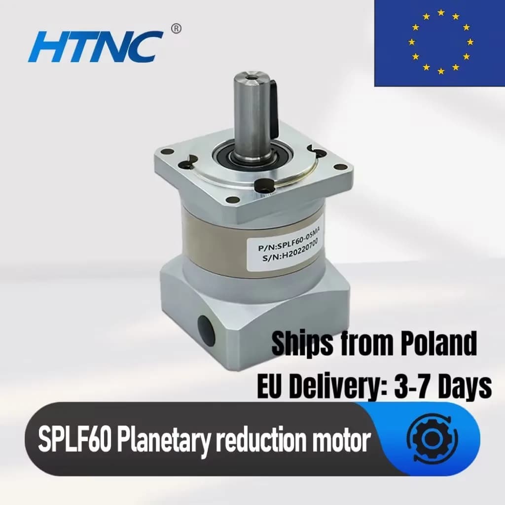 High Accuracy Planetary Reducer HPS60 Suit For 200w 400w 600w 60 Flange Servo Motor Input Hole 14mm 10Arcmin Max 30Nm For CNC