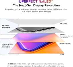 UPERFECT NxtLED™ 120Hz Portable Monitor 18.5" Eye-Care Screen 120%sRGB Matte HDMI USB-C Travel Gaming Display For MacBook Laptop PC Surface PS5 Xbox With Cover & Speakers VESA Compatible