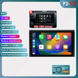 Hizpo 2Din 10.1inch Android Auto Car Radio for Renault Arkana Duster HM 2 2019 - 2021 4G BT CarPlay SWC GPS RDS DSP 360° CAM
