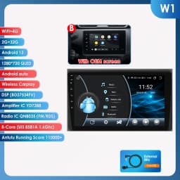 Hizpo 2Din 10.1inch Android Auto Car Radio for Renault Arkana Duster HM 2 2019 - 2021 4G BT CarPlay SWC GPS RDS DSP 360° CAM
