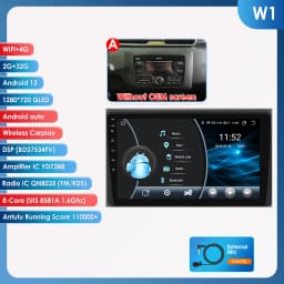Hizpo 2Din 10.1inch Android Auto Car Radio for Renault Arkana Duster HM 2 2019 - 2021 4G BT CarPlay SWC GPS RDS DSP 360° CAM