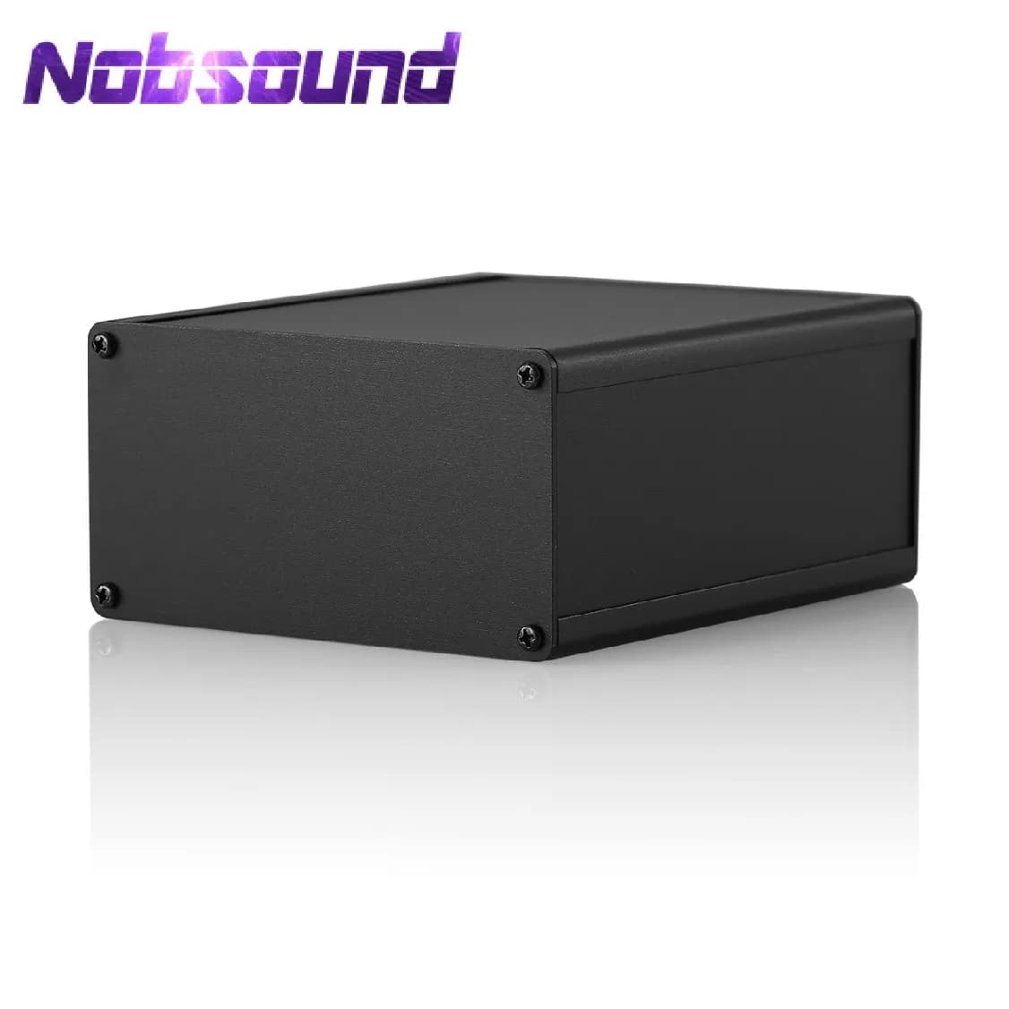 Nobsound Mini Aluminum Power Chassis HiFi Amplifier Enclosure DIY Case Box 132×154×70mm