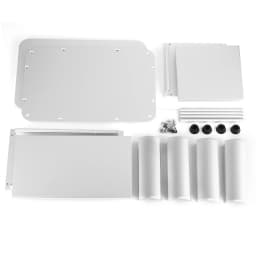 Nosound Rounded-corner Aluminum Enclosure Power Metal Case Preamp Cabinet 216×316×154mm