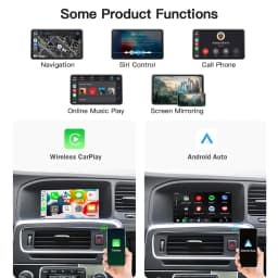 Wireless CarPlay Android Auto interface Decoder Box Mirror Link For Volvo XC60 S60l V60 V40 S60 OEM Car Multimedia Screen