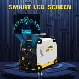 SSIMDER Aluminum MIG Welder Pulse MIG/MAG/HF TIG/Stick/Pilot ARC Plasma Cutter 200A Welding Machine SD4050Pro 10 in 1 Welder Cut