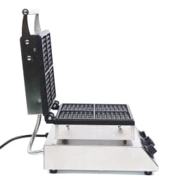 1750W Waffle Iron Belgian Waffles Non-stick Coating Adjustable Temperature 180° Rotatable