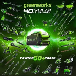 Greenworks 40V ChainSaw Brushless Motor 12M/S with Original 16Inch Chainbar and Oregon Sawchain 2pc 4ah Battery Combo Set