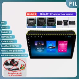 Hizpo 2 Din Android 14 Radio For Fiat Ducato 2006-2015 Carplay Car Multimedia Player Autoradio Navigation Stereo 4G Wifi DSP RDS
