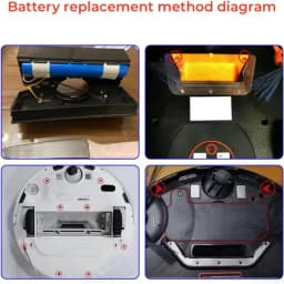 Aleaivy Replacement Battery 14.4V 3500mAh for CECOTEC CONGA 3090 3091 3092 1690 1890 2090 2290 Robot Vacuum Cleaner Accessories