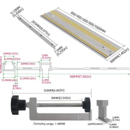 XIUYI 800mm 1400mm Extension Rail Universal Circular Saw Guide Rail Parallel Rail Guide for Circular Saws