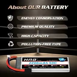 HRB Lipo 4S 6S Battery 14.8V 22.2V 2200mah 50C For RC Car UAV Drone RC Truck RC Truggy RC Airplane