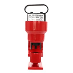 CH-60 Hydraulic Punching Machine with 4 Punching Dies Space Saving Blue/Red
