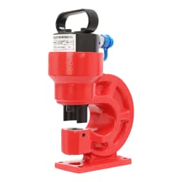 CH-60 Hydraulic Punching Machine with 4 Punching Dies Space Saving Blue/Red