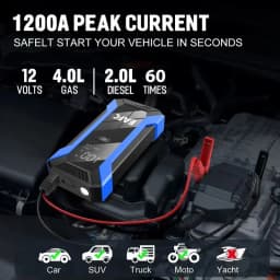 Car Jump Starter Peak Current 1200A/2000A Portable Emergency Start-up Charger Petrol Power Bank Booster Battery Starting Device