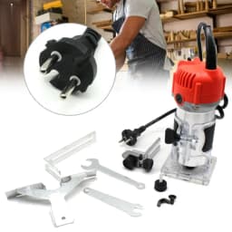 580W Electric Trimmer Router Wood Milling Machine Carpentry Manual Trimming Tools Woodworking Laminate Trimmer