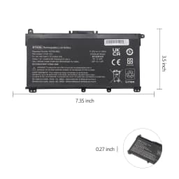 OYOMBA HT03XL 3630mAH Laptop Battery for HP Pavilion 14-CE 14-CF 14-CK 14-CM 14-DH 14-DK 14-DF 14-MA 14Q-CS 14Q-CY 15-CS 17-CA