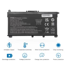 OYOMBA HT03XL 3630mAH Laptop Battery for HP Pavilion 14-CE 14-CF 14-CK 14-CM 14-DH 14-DK 14-DF 14-MA 14Q-CS 14Q-CY 15-CS 17-CA