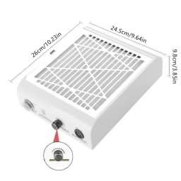 80W Multi-Functional Electric Nail Machine, Nail Art Dust Collector, Professional Nail Vacuum Cleaner