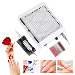 80W Multi-Functional Electric Nail Machine, Nail Art Dust Collector, Professional Nail Vacuum Cleaner