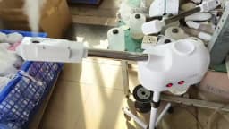 800W Professional Ozone Facial Steamer Spa Salon Face Sauna Skin Care Steam Machine Beautiful Cold Spraying Machine