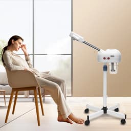 800W Professional Ozone Facial Steamer Spa Salon Face Sauna Skin Care Steam Machine Beautiful Cold Spraying Machine