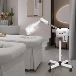 800W Professional Ozone Facial Steamer Spa Salon Face Sauna Skin Care Steam Machine Beautiful Cold Spraying Machine