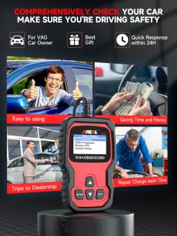 Ancel VD500 Auto OBD2 Automotive Scanner For VW/Audi/Skoda Full System Car Code Reader ABS EPB SRS Oil Reset OBD Diagnostic Tool