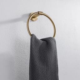 Bathroom Towel Ring Hook Hardware Accessories Storage Holder 304 Stainless Steel Hand Towel Holder Modern Round Towel Hanger