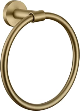 Bathroom Towel Ring Hook Hardware Accessories Storage Holder 304 Stainless Steel Hand Towel Holder Modern Round Towel Hanger