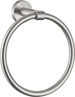 Bathroom Towel Ring Hook Hardware Accessories Storage Holder 304 Stainless Steel Hand Towel Holder Modern Round Towel Hanger