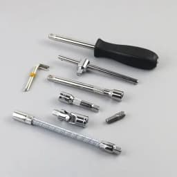Wrench Set 46 Pcs Tool Kit for Car Tool Screwdriver and Bit Ratchet Torque Quick Wrench Spanner Wrench Socket Key Hand Tools