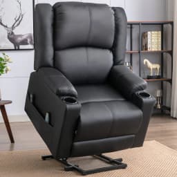 Comhoma Electric Power Lift Recliner Chair, Lift Chair Recliner Tv Chair Massage Chair with Reclining Function Chair for Elderly