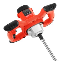 1500W EU Standard 220V Plaster Paint Mixer with 6 Adjustable Speeds Heavy Duty Dual Handle Construction Mixing Tool