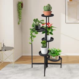 5 Etagen,Pflanzenregal Blumenregal Indoor Outdoor Balkon Deko Schlafzimmer Blumentopf Zimmerpflanzen Pflanztisch