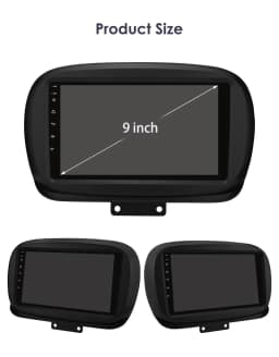 9" CarPlay Hizpo 2Din Android Auto Car Radio for Fiat 500X 2014 - 2020 Multimedia UI7862 Navigation GPS RDS DSP SWC 4G Bluetooth