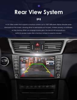 Hizpo 8" Car Radio Audio For Mercedes Benz E-Class W211 W463 W219 W209 Carplay Stereo 2 Din Android 13 Multimedia Player 8+128G