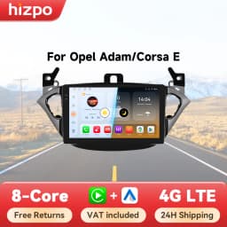 Hizpo Car Smart Systems Radio for Opel Adam 2013 -2016 for Corsa E 2015 -2019 CarPlay Android Auto Autoradio GPS Navigation Wifi