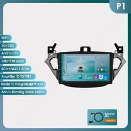 Hizpo Car Smart Systems Radio for Opel Adam 2013 -2016 for Corsa E 2015 -2019 CarPlay Android Auto Autoradio GPS Navigation Wifi