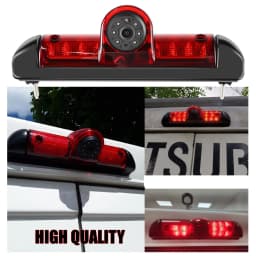 ESSGOO 3rd Brake Light HD Rear View Backup Camera IR Night Vision For Fiat Ducato Peugeot Boxer Citroen Jumper 2006-2015