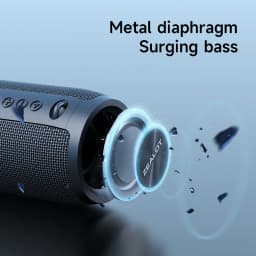 ZEALOT-S51Pro Bluetooth Speaker Outdoor IPX6 Waterproof 40W BT5.2 Loudspeaker Stereo Surround Speaker with Cool Pulsing EQ Light