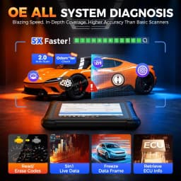 Autel MaxiCheck MX900 Car Diagnostic Tools Automotive Scanner, Pre&Post Scan, DoIP CAN FD, WIFI Print Upgraded of MK808S MX808S