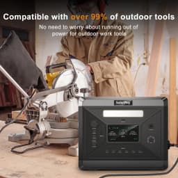 SOLARPLAY Q2501 Portable Power Station 2160Wh 220V LiFePO4 External Battery 2400W Output Solar Generator Outdoor Indoor Work Camp