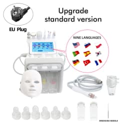 New Water Oxygen Small Bubble Machine Professional Hydro Water Dermabrasion Beauty Device Facial Spa Skin Care Deep Cleaning