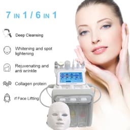 New Water Oxygen Small Bubble Machine Professional Hydro Water Dermabrasion Beauty Device Facial Spa Skin Care Deep Cleaning